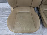 2001-2005 Mazda Miata Mx-5 OEM Tan Vinyl Seats Pair  01-05 00NB7436