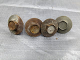 1990-2005 Mazda Miata Mx-5 OEM Front Bumper Support Crash Bash Bar Bolt Set of 4 90-05 Mazda Miata OEM used part
