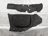 1990-1997 Mazda Miata Mx-5 OEM Black Rear Trunk Carpet Cover 2 Pieces 94NA755 90-97 Mazda Miata OEM used part