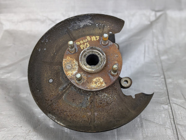 99-03 Mazda Miata Rear Spindle Knuckle Passenger Side No ABS NC10-26-130 00NB18J — Mazda Miata MX-5 OEM part product photo