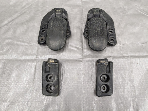 1990-2005 Mazda Miata Soft Top Convertible Latch Latches Striker Set 90NAUC 90-0 — Mazda Miata MX-5 OEM part product photo