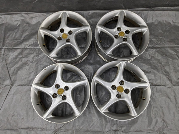 16” Mazda Miata OEM Alloy Wheel Rim Twist 5 spoke 16x6.5…