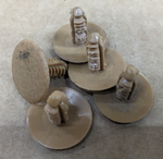 90-97 Mazda Miata Carpet Mats Tan Clips Pin 5 PCS Christmas Tree 1990-1997
