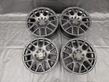 Vision 426 Cross Gunmetal 15x6.5 Wheels 4x100 38mm Rims Set Of 4 15" 4x100 4x114