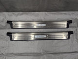 1999-2005 Mazda Miata OEM Door Sill Plates Chrome Black MX-5 99-05