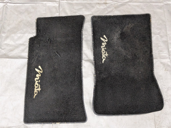 1990–1997 Mazda Miata MX-5 OEM Black Carpet Floor Mats Set NA01-68-760/761 90-97 — Mazda Miata MX-5 OEM part product photo
