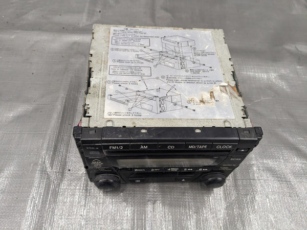 01-03 Mazda Miata OEM NB2 Non Bose Double Din Radio Unit CD Player  2001-2003