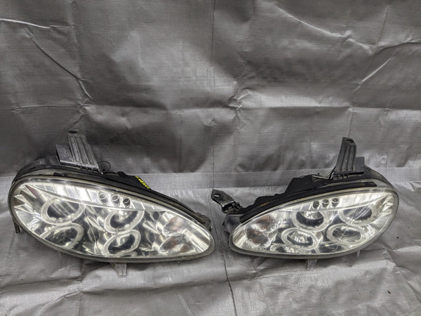 2001-2005 Mazda Miata MX5 LED Halo Projector Headlights Headlamps Left Right