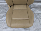 1999-2000 Mazda Miata Tan Beige Leather Passenger Seat Assembly Has Wear 92NA685