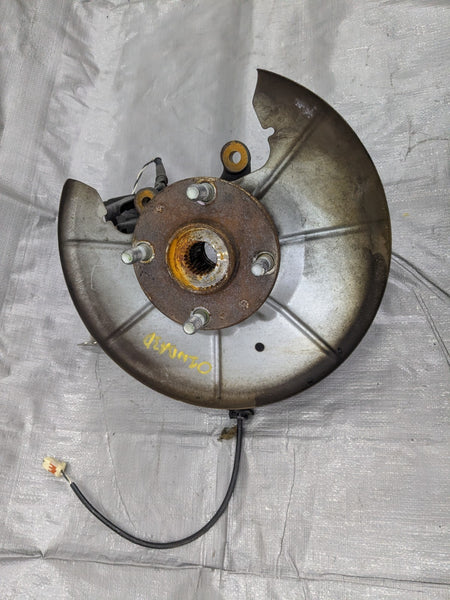 2004-2005 Mazda Miata Rear Spindle Knuckle Passenger Side W/ ABS N067-33-021 — Mazda Miata MX-5 OEM part product photo