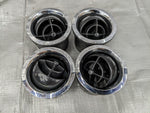 1990-2005 Stainless Steel Vent Ring Set With Vents X4 USED 90-05