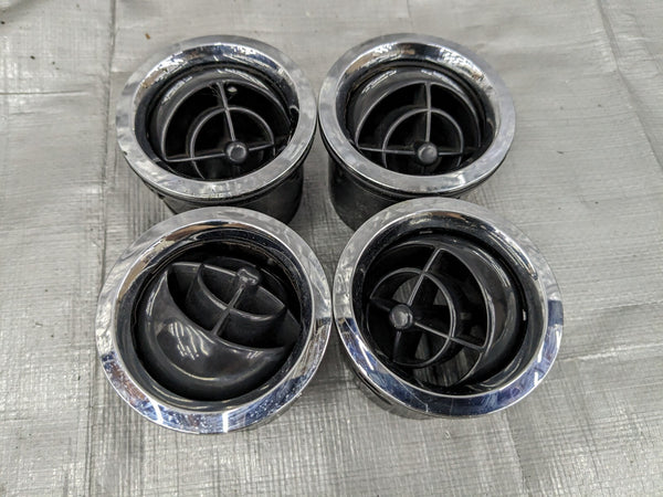 1990-2005 Stainless Steel Vent Ring Set With Vents X4 USED 90-05