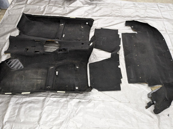 99-05 MAZDA MX-5 MIATA OEM CARPET SET 3 PIECES Black 01NB22V