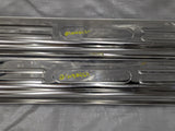1999-2005 Mazda Miata MX-5 Door Sill Trim Cover Pair Chrome Tan 99-05