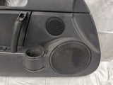 06-08 Mazda MX-5 Left Driver Door Card Panel Black 6 Speaker  NE59-68-45YL-02 #2