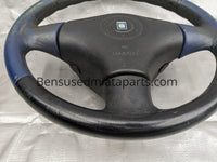 99-05 MAZDA MIATA BLUE LEATHER STEERING WHEEL 99NB20P