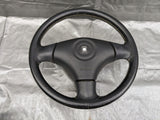 99-05 MAZDA MIATA BLACK LEATHER STEERING WHEEL 98NB18G 1999-2005