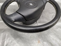 99-05 MAZDA MIATA BLACK LEATHER STEERING WHEEL 98NB18G 1999-2005