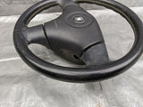 99-05 MAZDA MIATA BLACK LEATHER STEERING WHEEL 98NB18G 1999-2005