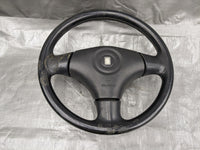 1999-2005 Mazda Miata Mx-5 OEM Black Leather Steering Wheel 99NB22V 99-05