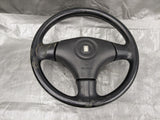 1999-2005 Mazda Miata Mx-5 OEM Black Leather Steering Wheel 99NB22V 99-05