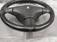 1999-2005 Mazda Miata Mx-5 OEM Black Leather Steering Wheel 99NB22V 99-05