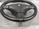 1999-2005 Mazda Miata Mx-5 OEM Black Leather Steering Wheel 99NB22V 99-05