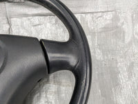 1999-2005 Mazda Miata Mx-5 OEM Black Leather Steering Wheel 99NB22V 99-05