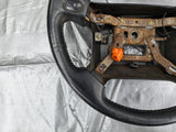 1990-1997 Mazda Miata Mx-5 OEM Black Leather Steering Wheel 91NASU 90-97