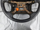 1990-1997 Mazda Miata Mx-5 OEM Black Leather Steering Wheel 91NASU 90-97