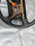 1990-1997 Mazda Miata Mx-5 OEM Black Leather Steering Wheel 91NASU 90-97