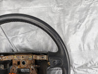 1990-1997 Mazda Miata Mx-5 OEM Black Leather Steering Wheel 91NASU 90-97