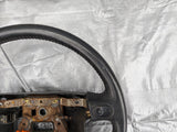 1990-1997 Mazda Miata Mx-5 OEM Black Leather Steering Wheel 91NASU 90-97