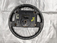 1990-1997 Mazda Miata Mx-5 OEM Black Leather Steering Wheel 91NASU 90-97