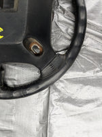 1990-1997 Mazda Miata Mx-5 OEM Black Leather Steering Wheel 91NASU 90-97