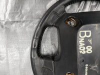 1990-1997 Mazda Miata Mx-5 OEM Black Leather Steering Wheel 91NASU 90-97