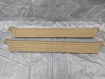 99-05 Mazda MX-5 Miata OEM Tan Door Sill Scuff Plate  Pair