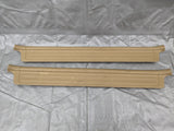 99-05 Mazda MX-5 Miata OEM Tan Door Sill Scuff Plate  Pair