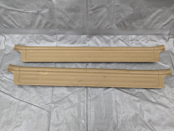 99-05 Mazda MX-5 Miata OEM Tan Door Sill Scuff Plate  Pair