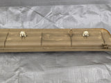 99-05 Mazda MX-5 Miata OEM Tan Door Sill Scuff Plate  Pair