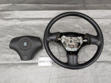1999-2005 Mazda Miata Mx-5 OEM Black Leather Steering Wheel 98NB1174 99-05