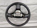 1999-2005 Mazda Miata Mx-5 OEM Black Leather Steering Wheel 98NB1174 99-05