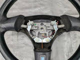 1999-2005 Mazda Miata Mx-5 OEM Black Leather Steering Wheel 00NB7436 99-05
