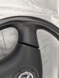 1999-2005 Mazda Miata Mx-5 OEM Black Leather Steering Wheel 01NB4157 99-05