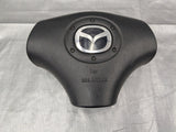 1999-2005 Mazda Miata Mx-5 OEM Black Leather Steering Wheel 01NB4157 99-05
