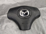 1999-2005 Mazda Miata Mx-5 OEM Black Leather Steering Wheel 02NB0151 99-05
