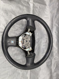 1999-2005 Mazda Miata Mx-5 OEM Black Leather Steering Wheel 02NB0151 99-05