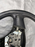 1999-2005 Mazda Miata Mx-5 OEM Black Leather Steering Wheel 02NB0151 99-05