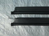 99-05 Mazda MX-5 Miata BLACK Door Sill Scuff Plate Pair OEM