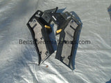 99 - 05 MAZDA MIATA B PILLAR SEAT BELT TOWER TRIM PANELS Black Hardtop Cut Outs